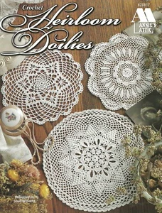 Heirloom Doilies Crochet Spiderweb Floral Fantasy Pineapple Daisy Scallop Puffs - Picture 1 of 2