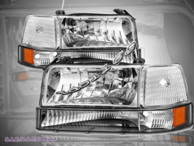 92-96 FAROS ESQUINEROS FORD BRONCO F150/250/350 LUCES CROMADAS Foto 1 de 2