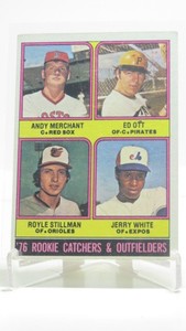 1976 Topps - '76 Rookie Catchers & Outfielders #594 Ed Ott (RC)
