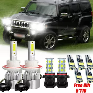 Kit combinado de bombillas LED altas/bajas + antiniebla para Hummer H3 2006-2007 2008-2010 - Imagen 1 de 12