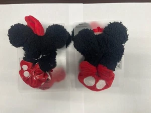 2 Disney Hair Scrunches Mickey Minnie Set of Two - Picture 1 of 1