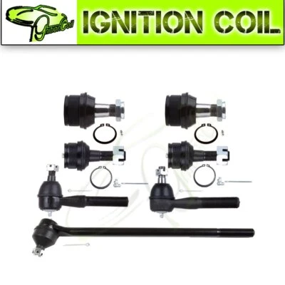7Pcs Suspension Kit Ball Joint Tie Rod End for 1980-1996 Ford F-150 4WD & 4x4 - Image 1 of 4