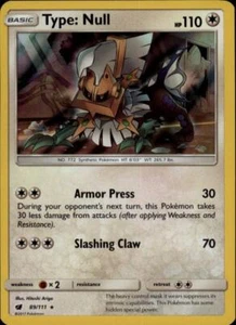 (SM04-089 PARALLEL FOIL) Type: Null Pokemon SM Crimson Invasion Card # 89 - Picture 1 of 1