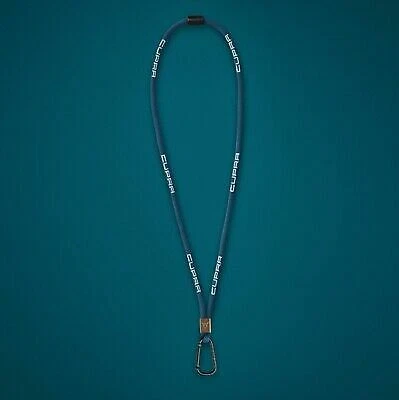 NEW OFFICIAL SEAT CUPRA BRANDED LANYARD PETROL BLUE / COPPER 6H2087610A IAJ - Image 1 of 4