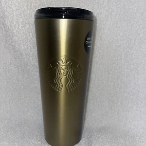 Starbucks Edelstahl Tasse Las Vegas Kaffee Travel Tumbler Schwarz Gold 16 Oz Neu - Bild 1 von 10