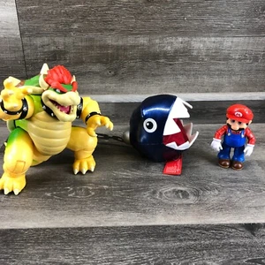 Figuras de acción de la película de Super Mario Bros Mario Bowser Chomp Peluche Universal Studios - Imagen 1 de 8