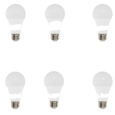 6 light bulbs ProLume A19 HALCO (14w = 60watt) cool white glass covered spiral - Image 1 of 2
