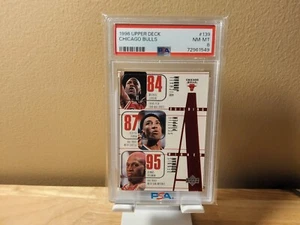 Upper Deck 1996 Chicago Bulls #139 PSA 8 - Foto 1 di 2