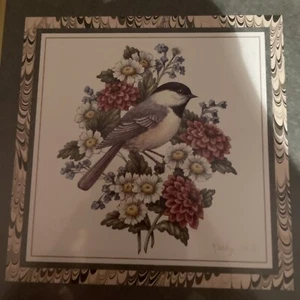 Kathy Seek Heartland Collection Beautiful Blue Bird Charming Chickadee Vintage - Picture 1 of 11