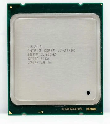 Procesador CPU Intel Core i7-3970X 3,5 GHz 15 MB 6 núcleos 150 W SR0WR LGA2011 Foto 1 de 4