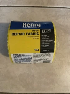 Henry Co Glasstoff, gelb Fiberglas, 4 Zoll x 150 Fuß Rolldach Reparatur - Bild 1 von 4