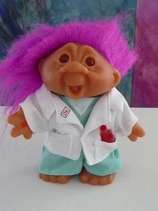 Doctor Intern Surgeon w/Thermometer 5" adorable Dam Norfin Troll NEW - Picture 1 of 1