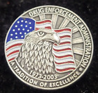 DEA USA Drug Enforcement Administration 1973-2003 Excellence Lapel pin Hat Vest