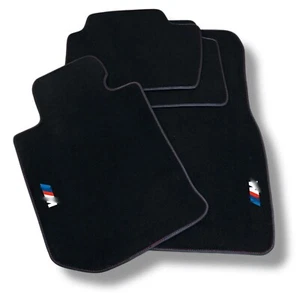 Tappetini BMW SERIE 5-6-X1/2/4/5/6-Z3/4 IN VELLUTO EXCLUSIVE CON RICAMO M - Foto 1 di 3