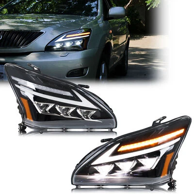 Faróis de LED adequados para Lexus RX330 RX350 RX400h 2005-2009 conjunto de lâmpadas dianteiras - Imagem 1 de 4