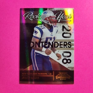2008 Playoff Contenders Jerod Mayo #9 Rookie of the Year Contenders Black #/50 - Picture 1 of 2