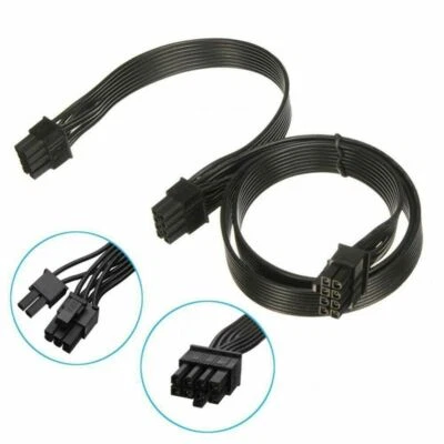 8 Pin to DUAL 8 (6+2) PCIE GPU Cable for EVGA Modular Power Supply from USA - Image 1 of 4