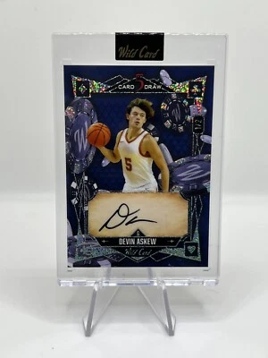 2024 Wild Card Stacked Deck Basketball Devin Askew Rookie Autograph /2 - Image 1 of 2