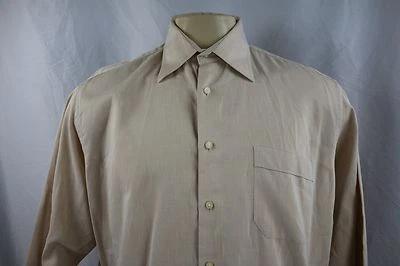 Camisa de vestir Ben Sherman para hombre manga larga con botones delanteros talla 16 1/2 34-35 Foto 1 de 4