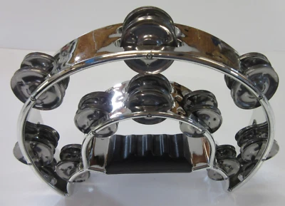 TAB-1 SL Kunststoff Schellenring mit Cutaway und 20 Schellen Silberfarben - Bild 1 von 4