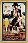 Blechschilder Bier Lustiger Spruch Wer Bier Trinkt Geschenkidee Manner