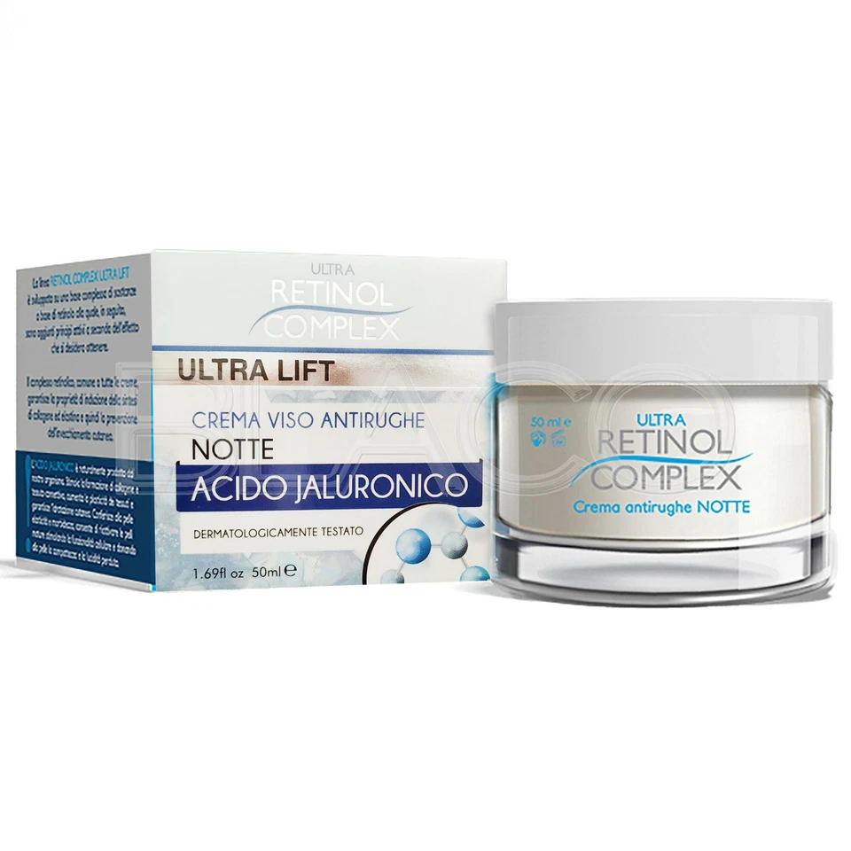 Ultra Retinol Complex Crema Viso Notte Acido Jaluronico - 50ml