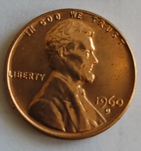 1960-D Lincoln Cent aus Stempelglanz Rolle - Bild 1 von 5