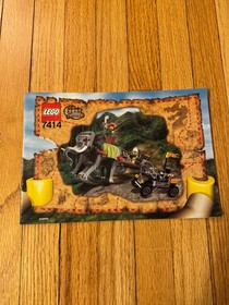 Lego Orient Expedition Elephant Caravan (7414) Instruction Booklet Only