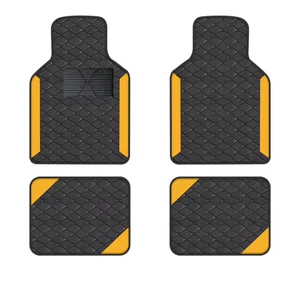Juego de 4 alfombrillas de piso de alfombra de lujo para volante a la izquierda alfombrilla de coche universal protección - Imagen 1 de 16