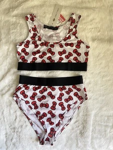 Hello Kitty Bralette and Panty Set M (Size 6) - Medium - Picture 1 of 6