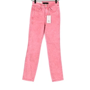 3x1 Stevie Straight High Rise Jeans, Pink Denim, size 23, NWT - Picture 1 of 11