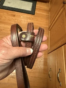 "Correa de cuero real para perros Mendota Pet (estándar) ajustable tren para perros 46""" - Imagen 1 de 9
