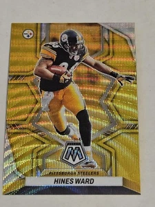 2022 Mosaic Hines Ward #/17 Steelers #238 Gold Wave - Picture 1 of 3