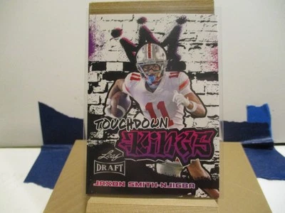 2023 Leaf Draft Touchdown Kings Jaxon Smith-Njigba - Image 1 of 2