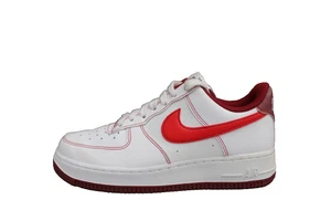 Zapatillas Mujer NIKE AIR FORCE 1 07' LOW Blanco-Rojo T.39 UK 6 TOP - Imagen 1 de 6