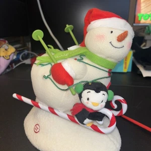Hallmark Jingle Pals Swooshin Duo 2012 Plüsch singend musikalisch Skifahren Schneemann - Bild 1 von 11