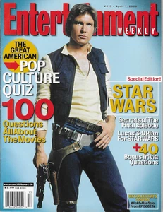 Entertainment Weekly Magazine Apr 1, 2005 Star Wars Hans Solo Cover - Picture 1 of 2