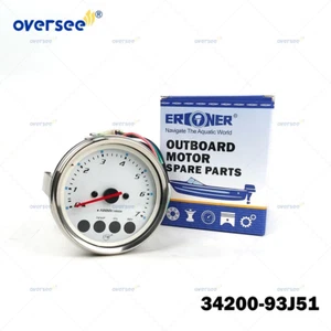 34200-93J51 White Multifunction Tachometer for Suzuki DF40 DF140 Outboard - Picture 1 of 5