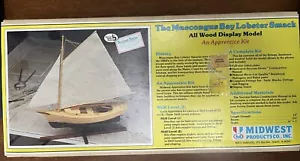 Midwest Products The Muscongus Bay Lobster Smack Wooden Ship Kit - Picture 1 of 5