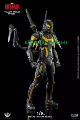 Boneco de ação King Arts 1/9 Dfs063 Ant-Man Yellow Jacket Diecast Series 24cm novo - Imagem 1 de 4