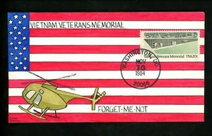 US FDC #2109 Washington DC 1984 Vietnam Veterans Memorl Carole Murry H/D H/P 1/7 - Picture 1 of 2