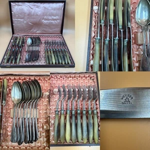 Juego de cubiertos Wenger Tahara vintage raro de 24 piezas con estuche para 8 - Imagen 1 de 20