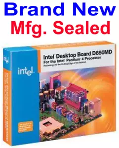 Intel D850MD Motherboard 850 Chip Support Rambus Memory RDRAM ONLLY (BRAND NEW) - Picture 1 of 1