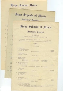 1930-32 St Louis Missouri Hugo Escuelas de Música Estudiantes Conciertos Teatro Odeon - Imagen 1 de 5