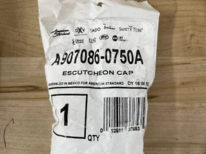 American Standard A907086-0750A Ceramix Escutcheon Cap Stainless Steel - Picture 1 of 3