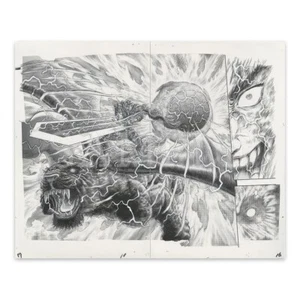 BERSERK Official Limited Manga Art Chara Fine Paintings P Reproduction Original - Bild 1 von 2