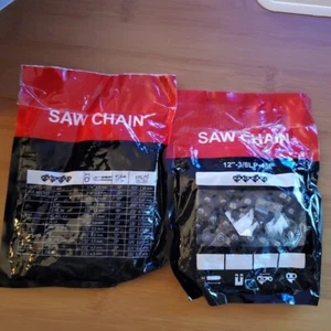 12" Saw Chain Replacement 3/8" LP .050" Gauge 44 Drive Links For Chainsaws - Picture 1 of 1