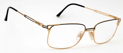 Cazal 705 Anteojos Monturas Titanio Color 302 Negro Dorado Auténtico Nuevo  Foto 1 de 4