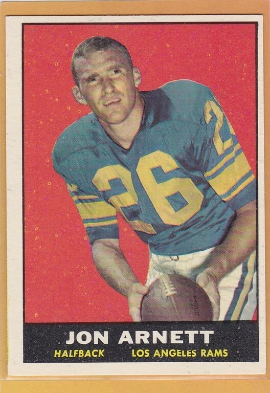 1961 TOPPS FOOTBALL JON ARNETT #49 RAMS EX+ *80566 - Image 1 of 1