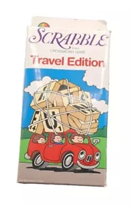 UNUSED VINTAGE SCRABBLE TRAVEL EDITION CROSSWORD GAME 1987 - Picture 1 of 6